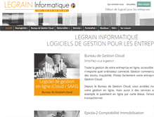 Tablet Screenshot of legrain.fr